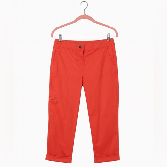 CHICO’S Capris Bundle – 3 Pairs Size 00 (XS) Coral, Aqua & Black. - Picture 2 of 4